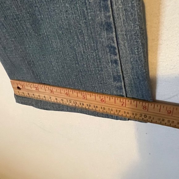 Levi Strauss Blue Jeans Womens Size 8 Bootcut Low Rise Stretch 31 x 25.5 - Picture 7 of 12